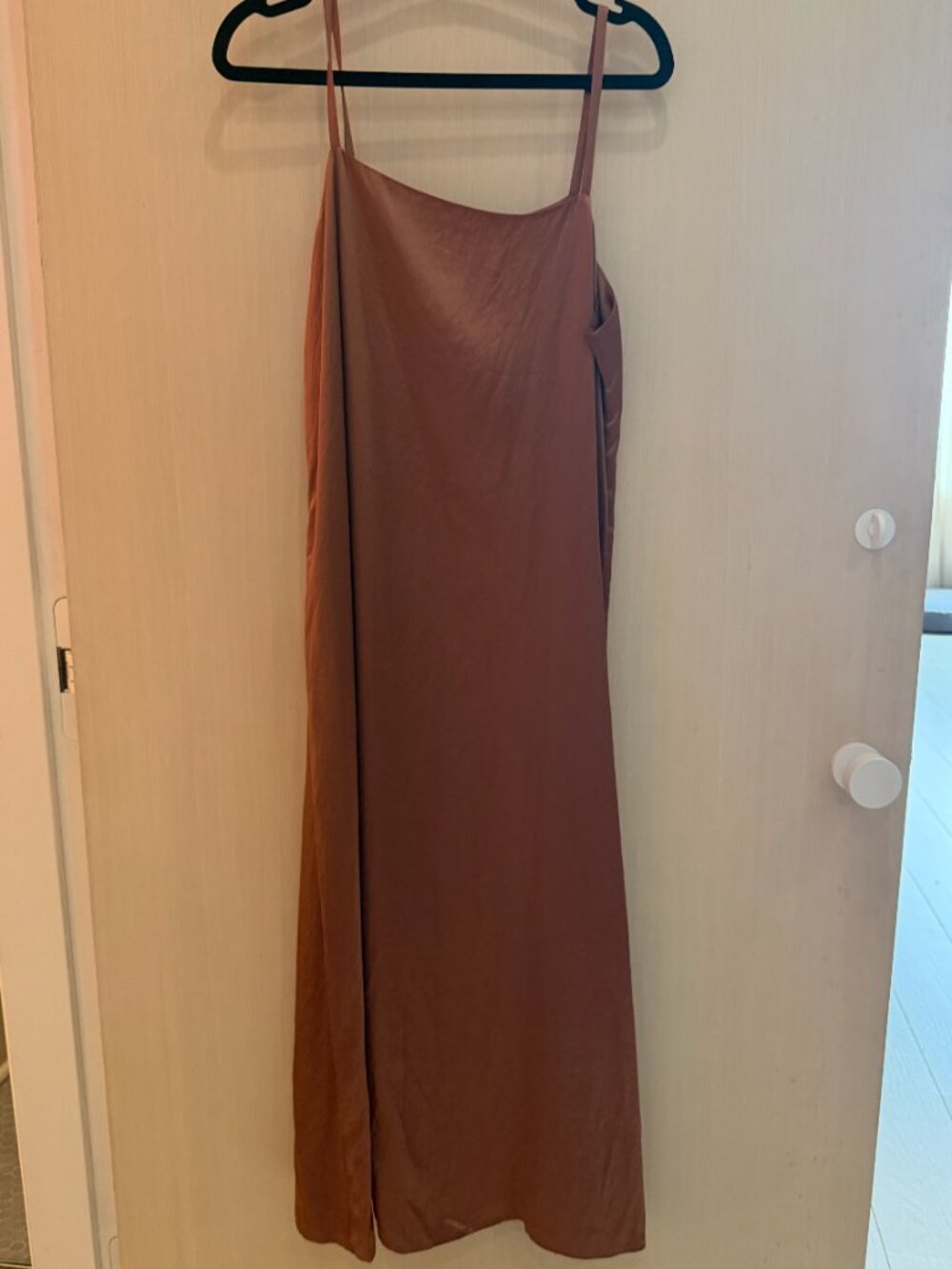 Everlane The Satin Square-Neck Slip Dress